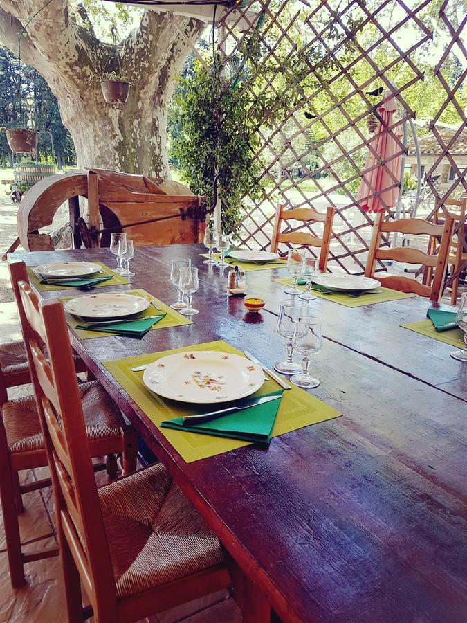 Mas Des Vertes Rives Acomodação com café da manhã Châteauneuf-de-Gadagne Exterior foto
